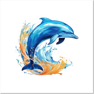 Adorable Dolphin Posters and Art